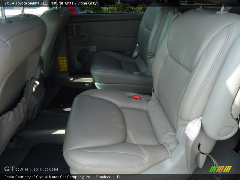 Natural White / Stone Gray 2004 Toyota Sienna XLE