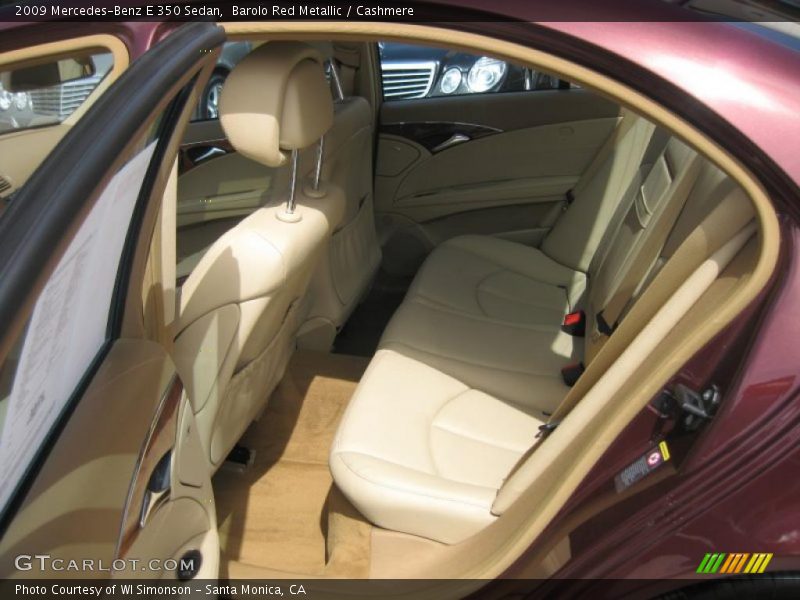 Barolo Red Metallic / Cashmere 2009 Mercedes-Benz E 350 Sedan