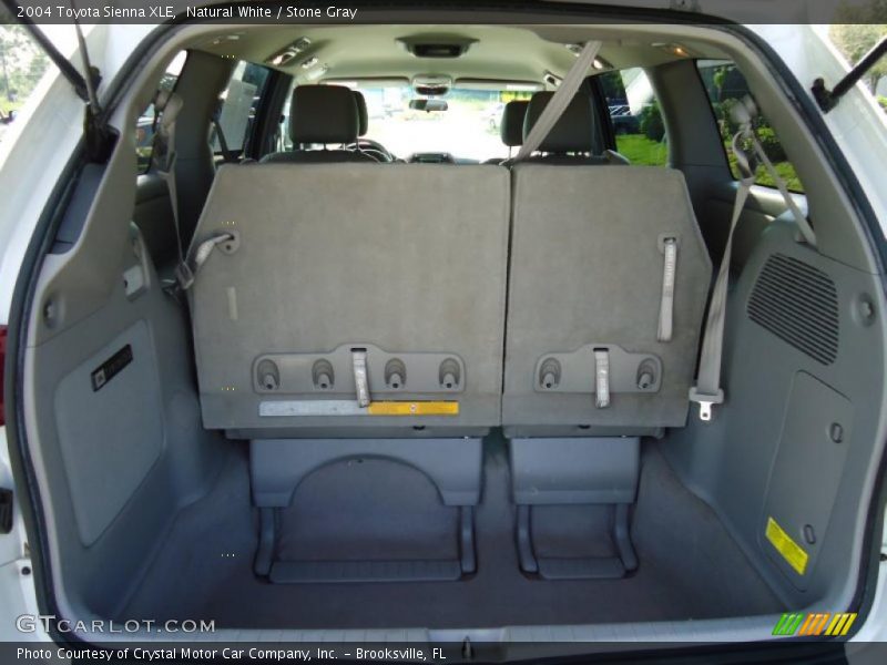 Natural White / Stone Gray 2004 Toyota Sienna XLE