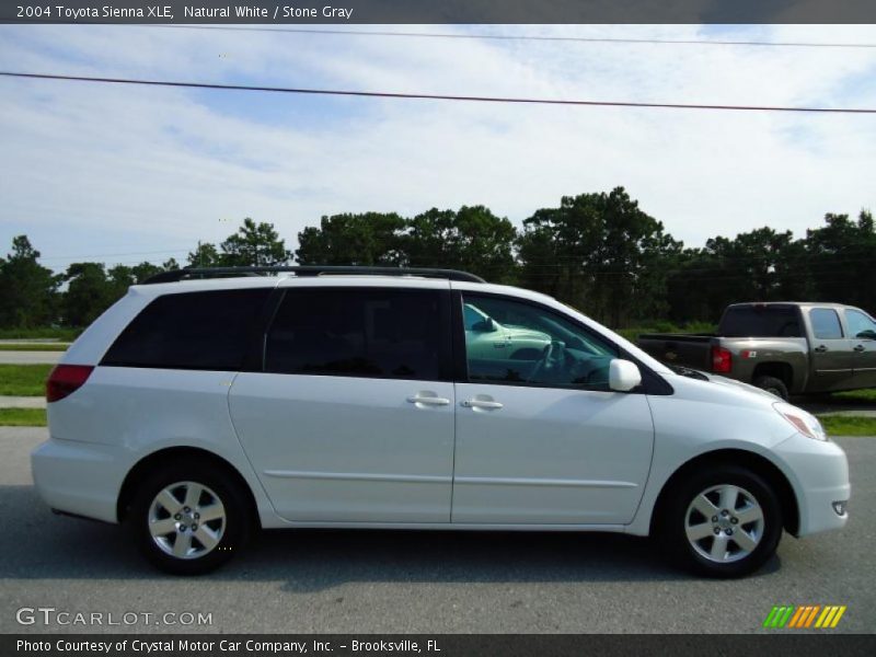 Natural White / Stone Gray 2004 Toyota Sienna XLE