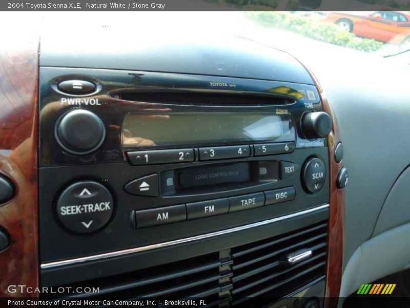 Natural White / Stone Gray 2004 Toyota Sienna XLE