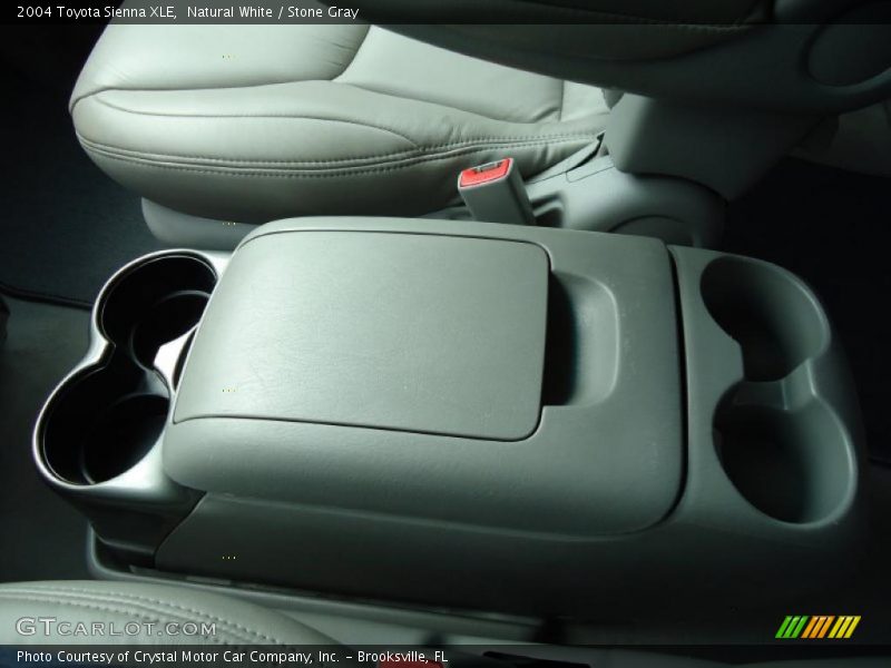 Natural White / Stone Gray 2004 Toyota Sienna XLE