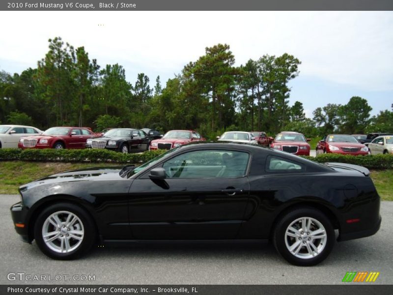 Black / Stone 2010 Ford Mustang V6 Coupe