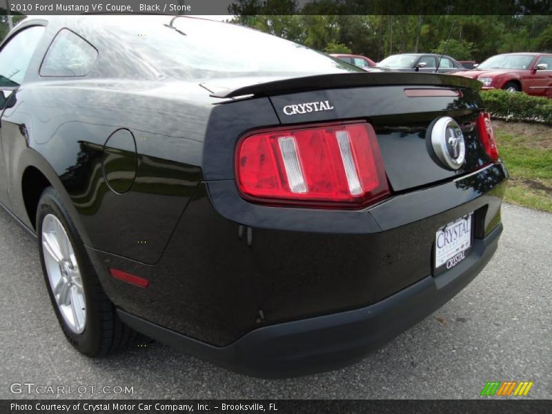 Black / Stone 2010 Ford Mustang V6 Coupe