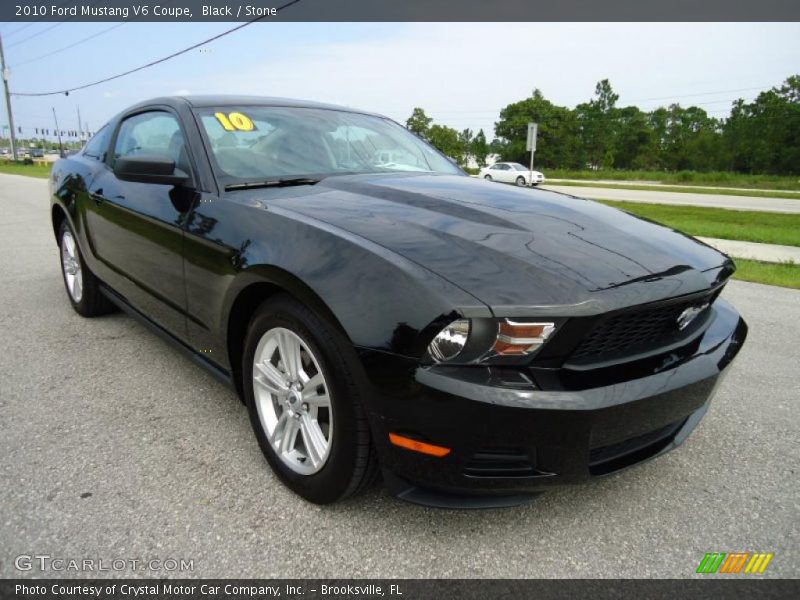 Black / Stone 2010 Ford Mustang V6 Coupe