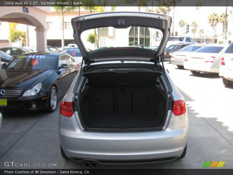 Ice Silver Metallic / Black 2009 Audi A3 2.0T