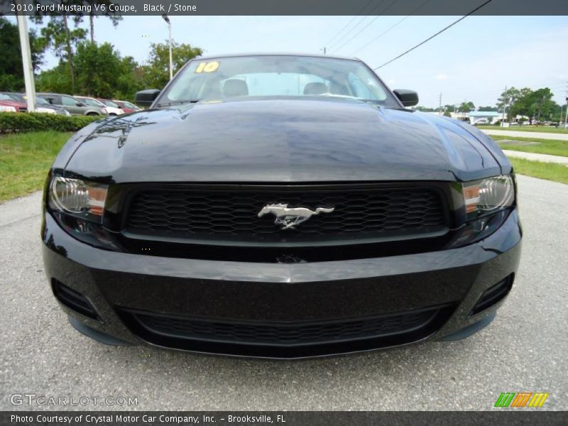 Black / Stone 2010 Ford Mustang V6 Coupe