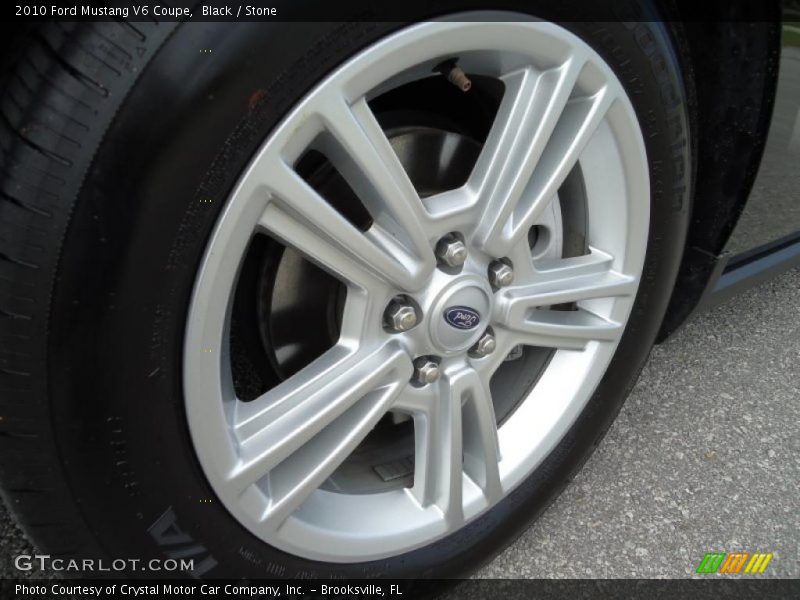 Black / Stone 2010 Ford Mustang V6 Coupe