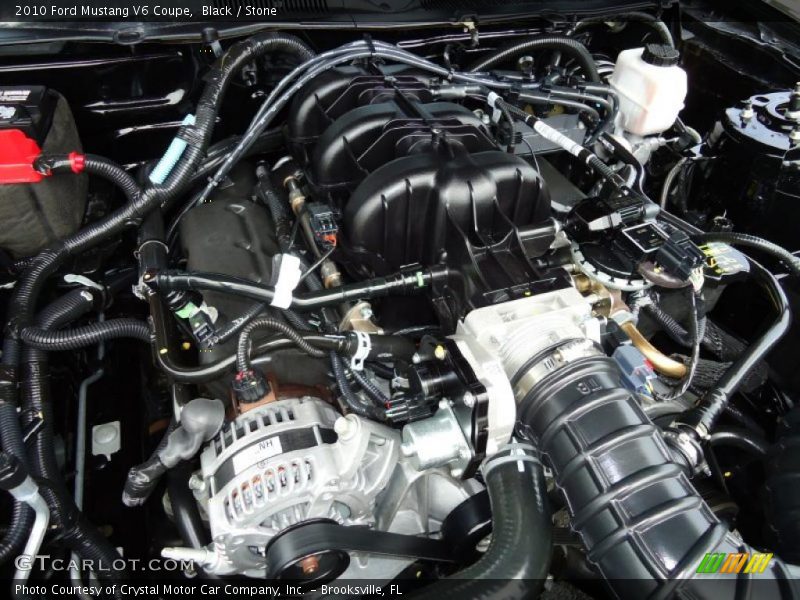 Black / Stone 2010 Ford Mustang V6 Coupe