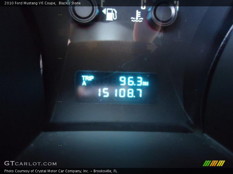 Black / Stone 2010 Ford Mustang V6 Coupe