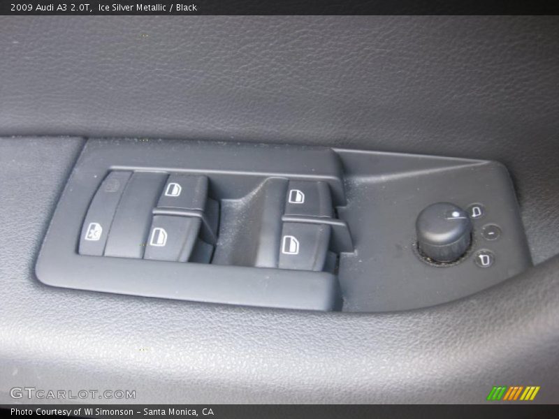 Ice Silver Metallic / Black 2009 Audi A3 2.0T