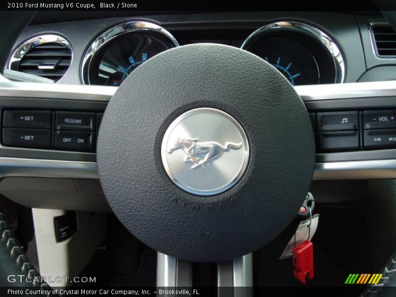 Black / Stone 2010 Ford Mustang V6 Coupe