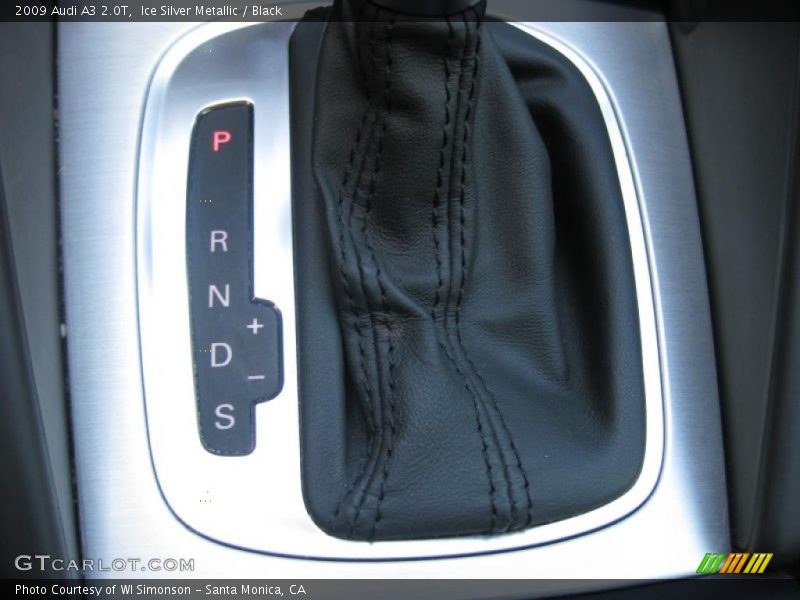 Ice Silver Metallic / Black 2009 Audi A3 2.0T