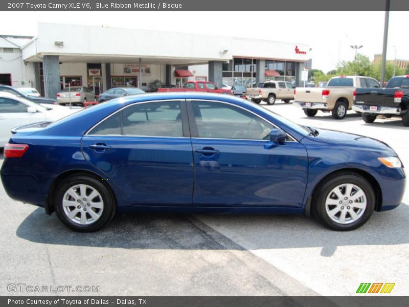 Blue Ribbon Metallic / Bisque 2007 Toyota Camry XLE V6