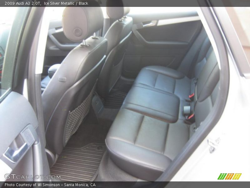 Ice Silver Metallic / Black 2009 Audi A3 2.0T