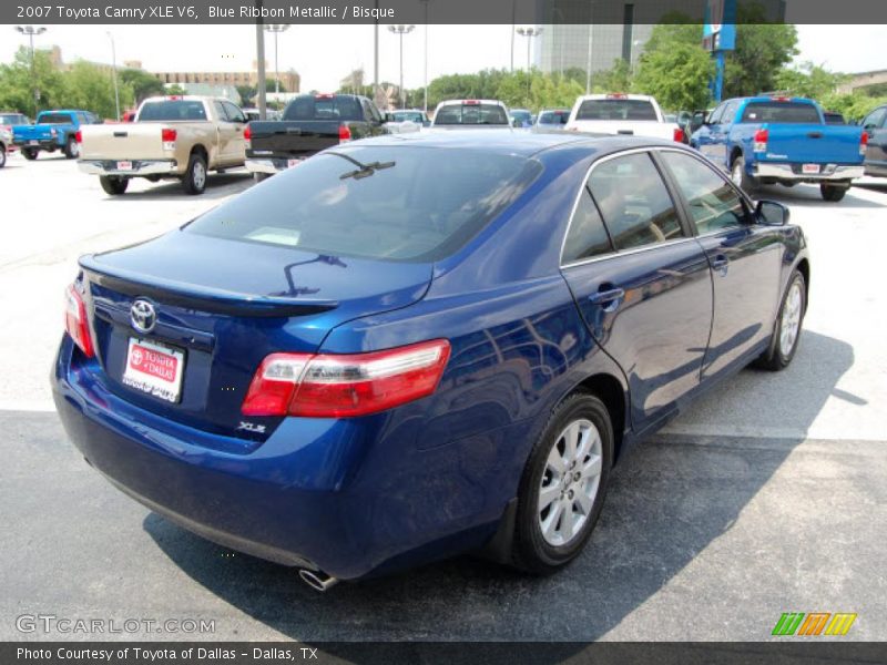 Blue Ribbon Metallic / Bisque 2007 Toyota Camry XLE V6