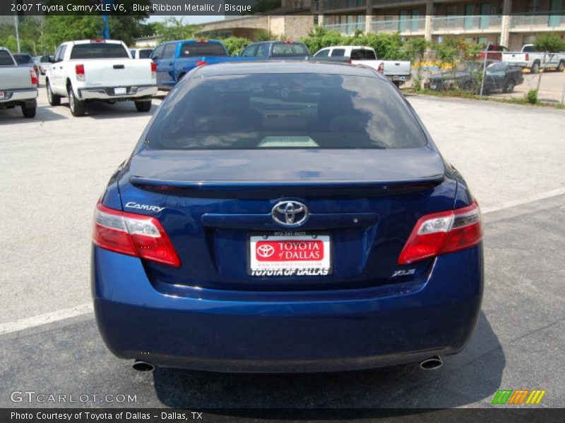 Blue Ribbon Metallic / Bisque 2007 Toyota Camry XLE V6