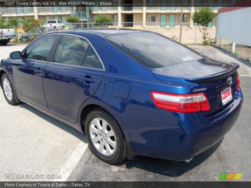 Blue Ribbon Metallic / Bisque 2007 Toyota Camry XLE V6