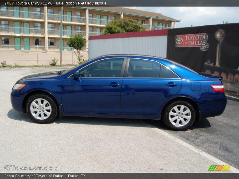 Blue Ribbon Metallic / Bisque 2007 Toyota Camry XLE V6