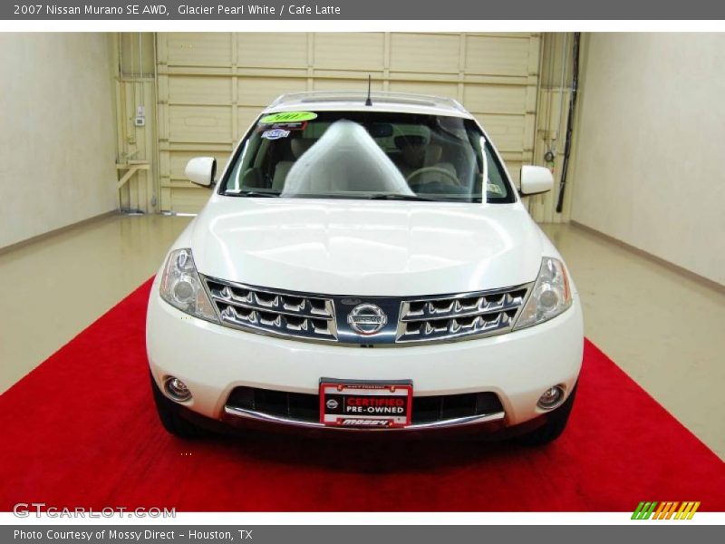 Glacier Pearl White / Cafe Latte 2007 Nissan Murano SE AWD
