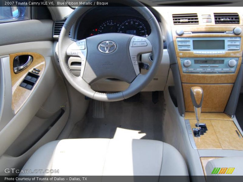 Blue Ribbon Metallic / Bisque 2007 Toyota Camry XLE V6