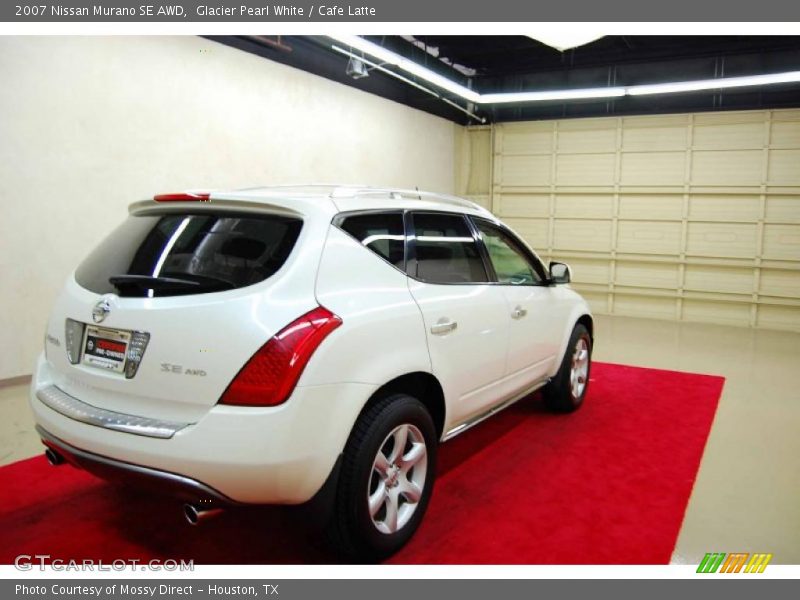 Glacier Pearl White / Cafe Latte 2007 Nissan Murano SE AWD