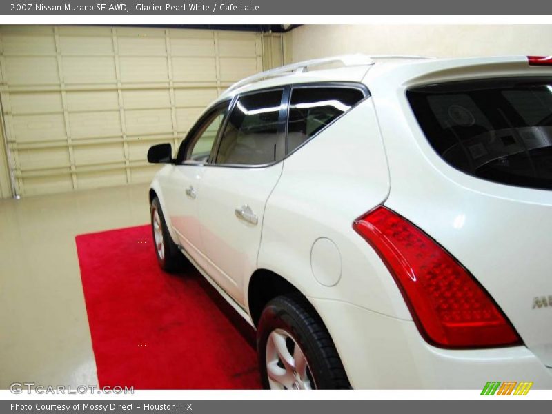 Glacier Pearl White / Cafe Latte 2007 Nissan Murano SE AWD