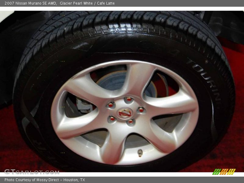 Glacier Pearl White / Cafe Latte 2007 Nissan Murano SE AWD