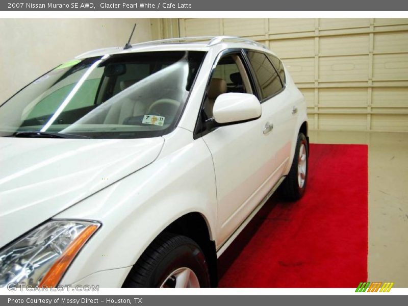Glacier Pearl White / Cafe Latte 2007 Nissan Murano SE AWD