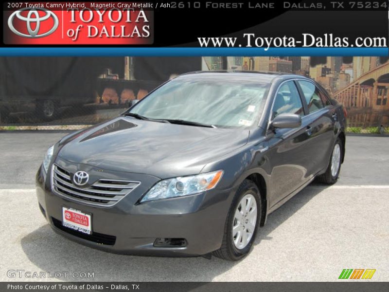Magnetic Gray Metallic / Ash 2007 Toyota Camry Hybrid