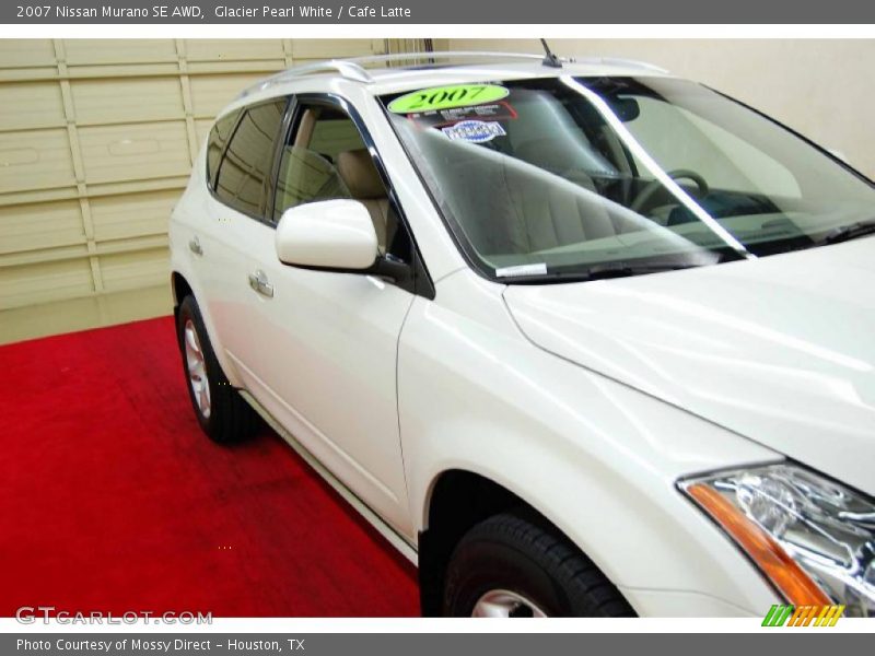 Glacier Pearl White / Cafe Latte 2007 Nissan Murano SE AWD