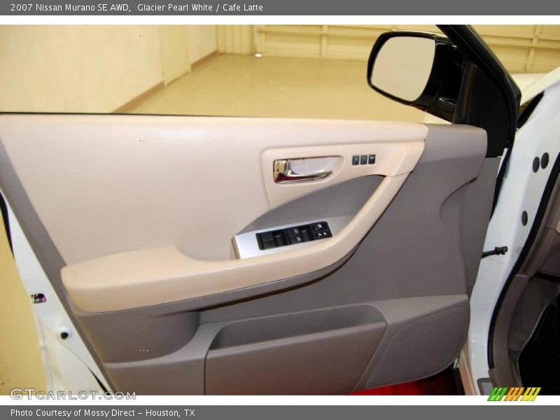 Glacier Pearl White / Cafe Latte 2007 Nissan Murano SE AWD