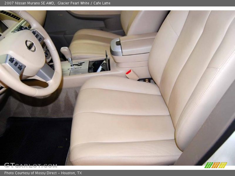 Glacier Pearl White / Cafe Latte 2007 Nissan Murano SE AWD