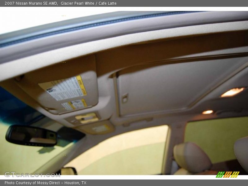 Glacier Pearl White / Cafe Latte 2007 Nissan Murano SE AWD