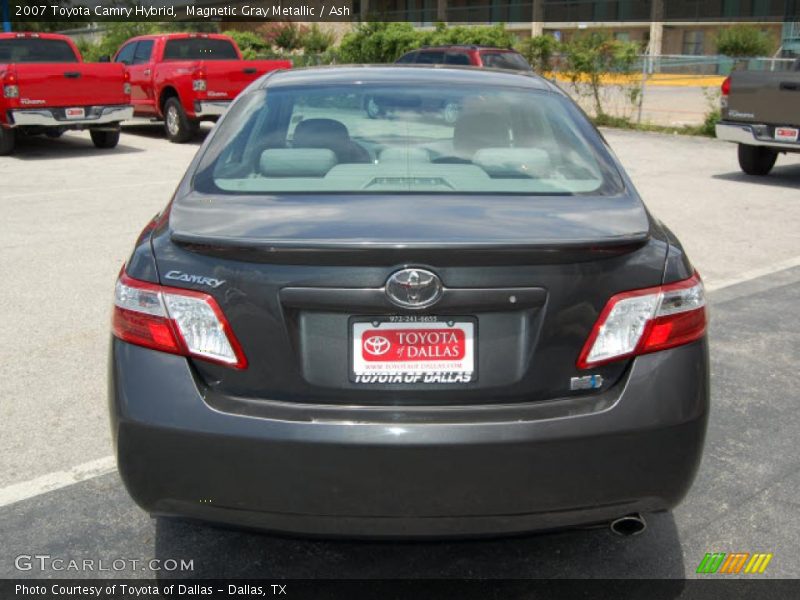 Magnetic Gray Metallic / Ash 2007 Toyota Camry Hybrid