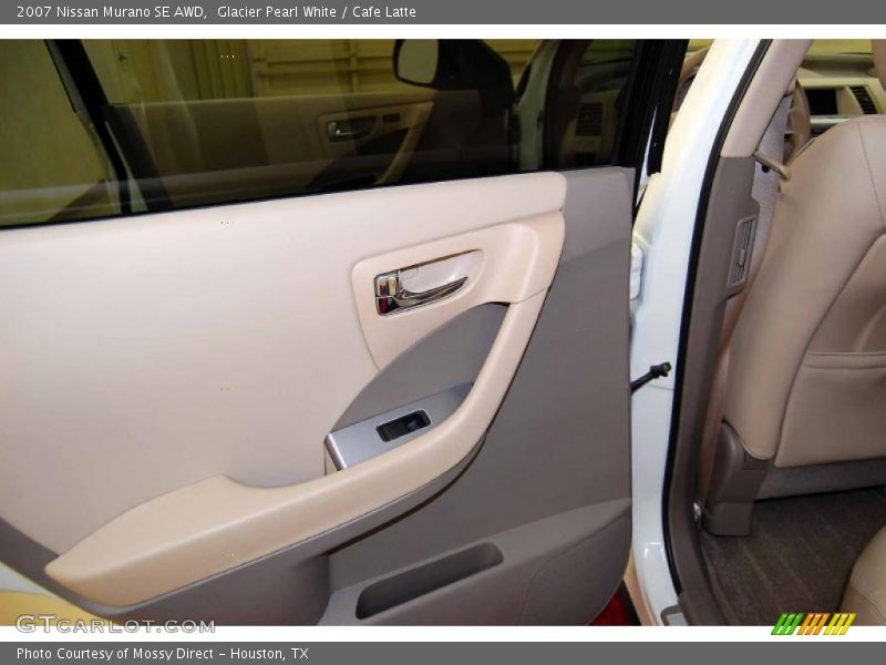 Glacier Pearl White / Cafe Latte 2007 Nissan Murano SE AWD