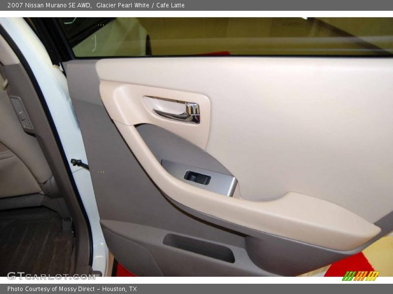Glacier Pearl White / Cafe Latte 2007 Nissan Murano SE AWD