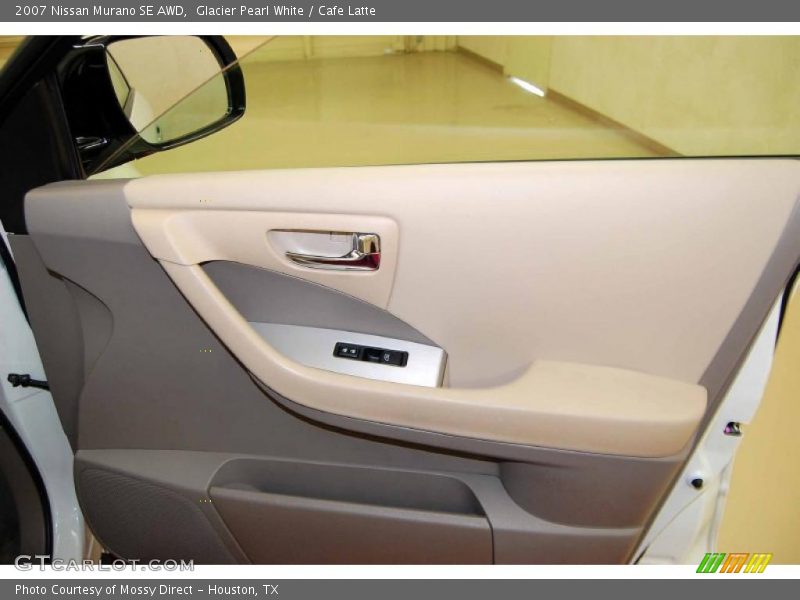 Glacier Pearl White / Cafe Latte 2007 Nissan Murano SE AWD