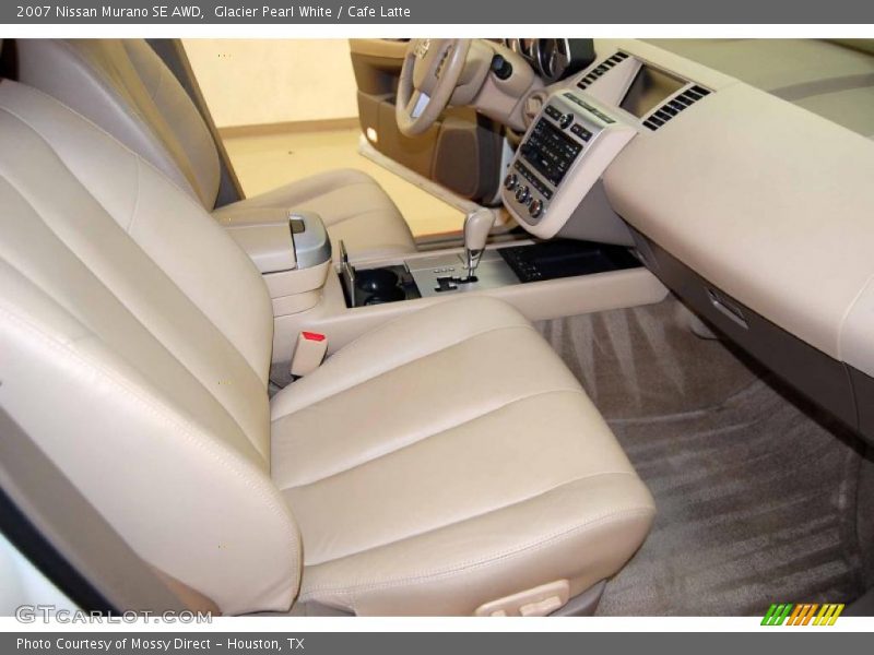 Glacier Pearl White / Cafe Latte 2007 Nissan Murano SE AWD