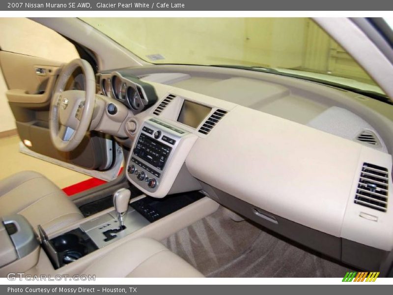 Glacier Pearl White / Cafe Latte 2007 Nissan Murano SE AWD