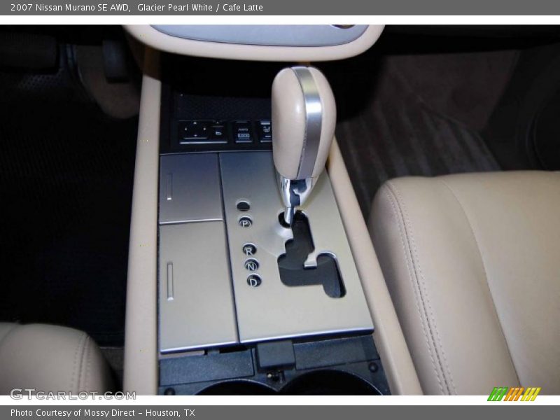 Glacier Pearl White / Cafe Latte 2007 Nissan Murano SE AWD