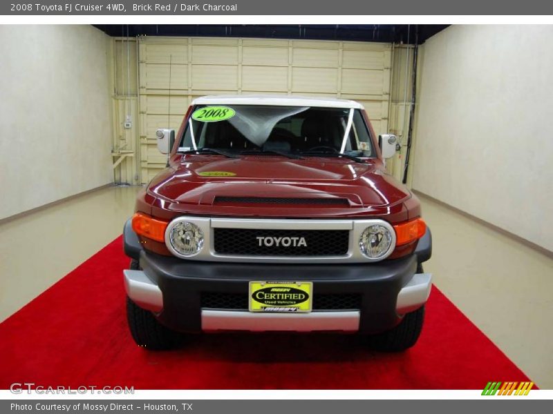 Brick Red / Dark Charcoal 2008 Toyota FJ Cruiser 4WD