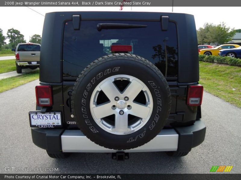 Black / Dark Slate Gray/Med Slate Gray 2008 Jeep Wrangler Unlimited Sahara 4x4