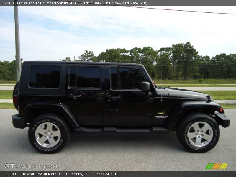Black / Dark Slate Gray/Med Slate Gray 2008 Jeep Wrangler Unlimited Sahara 4x4