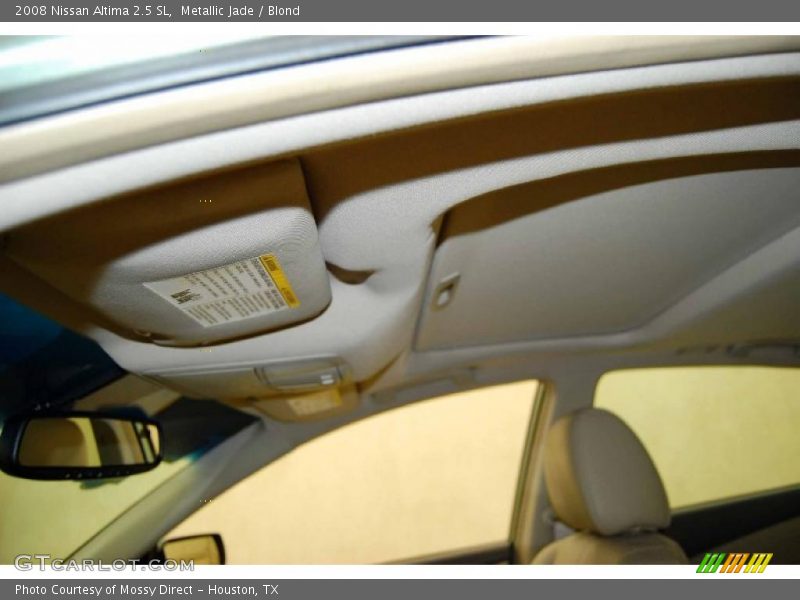 Metallic Jade / Blond 2008 Nissan Altima 2.5 SL