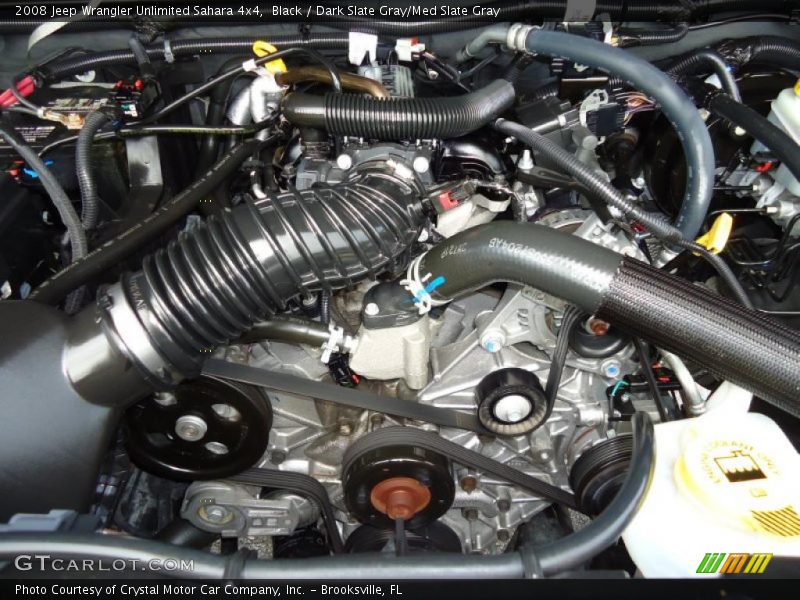 Black / Dark Slate Gray/Med Slate Gray 2008 Jeep Wrangler Unlimited Sahara 4x4