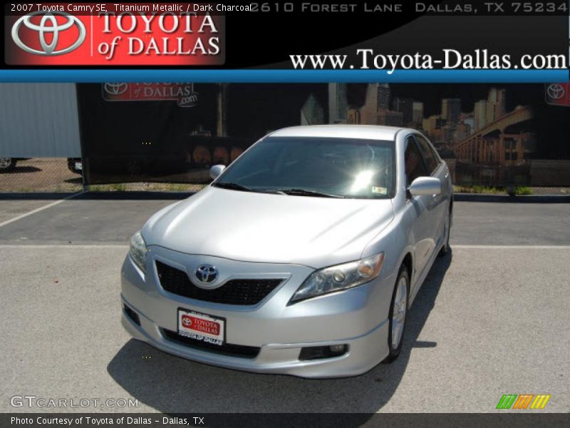 Titanium Metallic / Dark Charcoal 2007 Toyota Camry SE