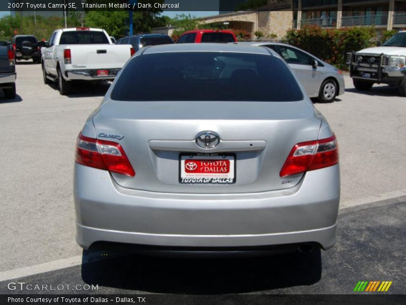 Titanium Metallic / Dark Charcoal 2007 Toyota Camry SE