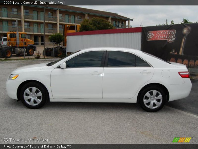 Super White / Ash 2007 Toyota Camry LE