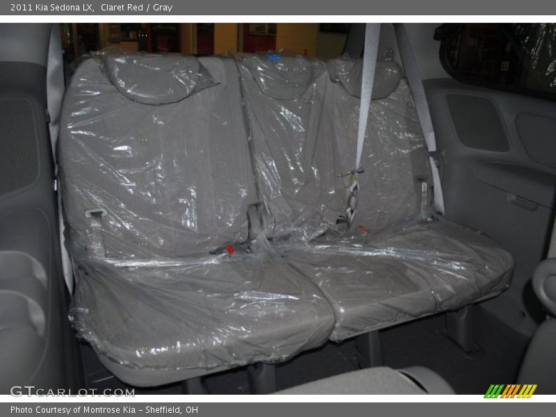 Claret Red / Gray 2011 Kia Sedona LX